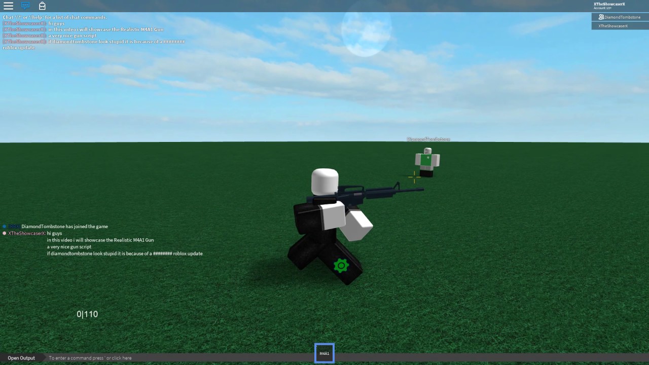 Roblox gun script