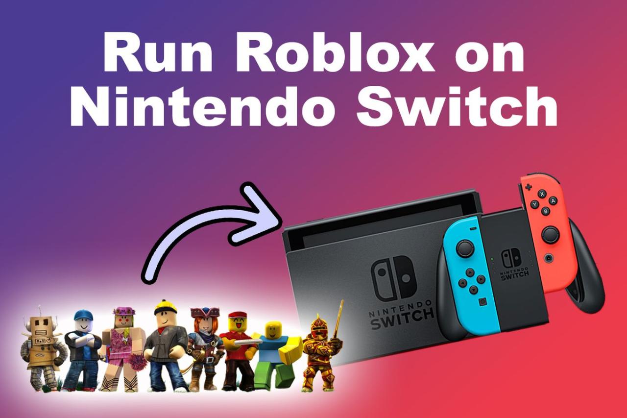 Can you get roblox on a nintendo switch